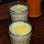 Turmeric milk /  manjal podi paal