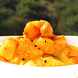 Potato chickpeas  sambar