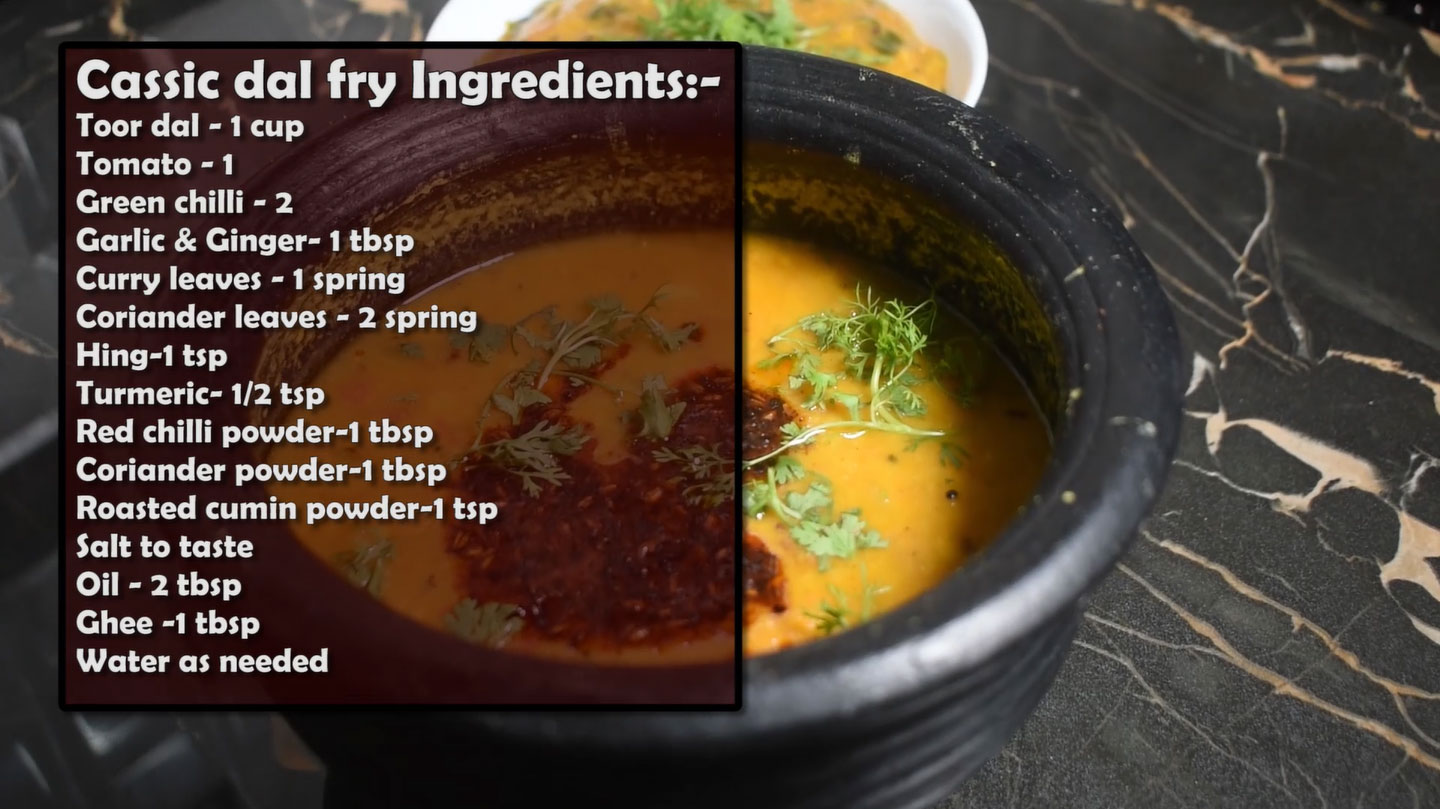 2 Simple dal fry recipes