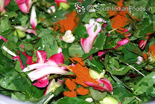 Add red chilli powder