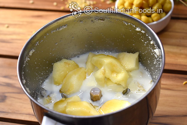Add chilled milk
