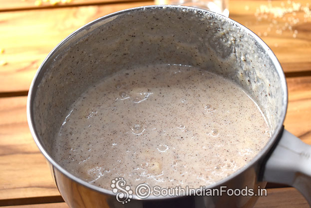Blend till smooth and frothy