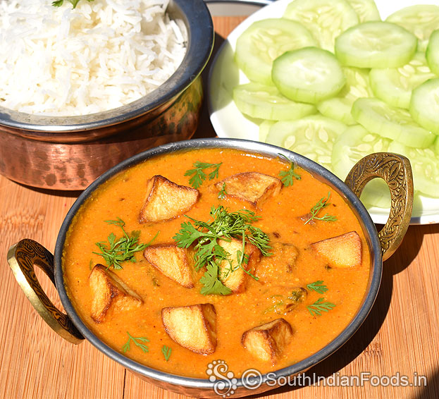 Potato butter masala