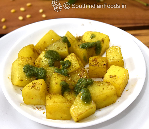 Add green chutney