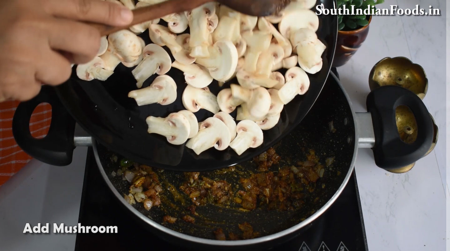 Aloo mushroom masala sabji