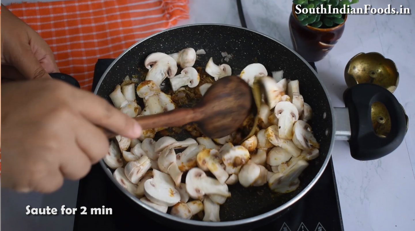 Aloo mushroom masala sabji