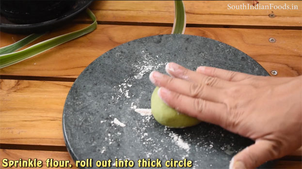 Aloo palak paratha step 10
