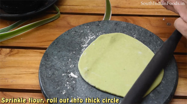 Aloo palak paratha step 11