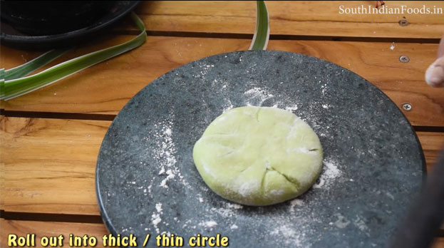 Aloo palak paratha step 15