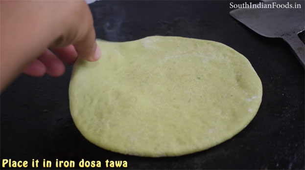 Aloo palak paratha step 18