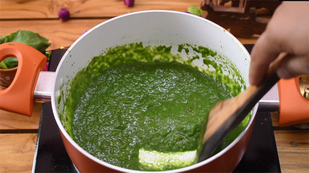 aloo palak step 11