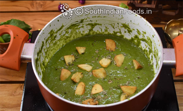 aloo palak step 11