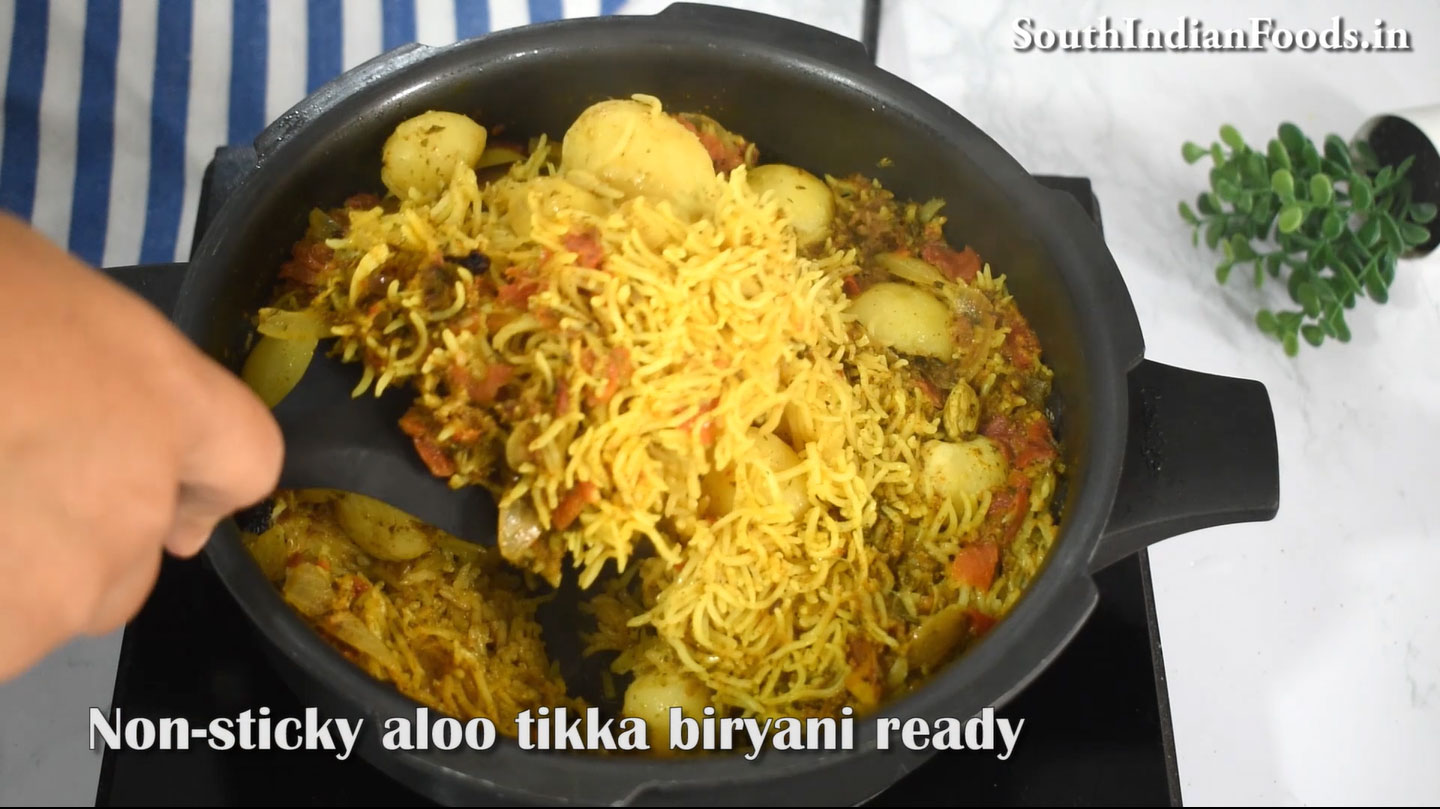 Aloo tikka biryani