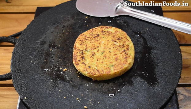 Aloo tikki burger step 15