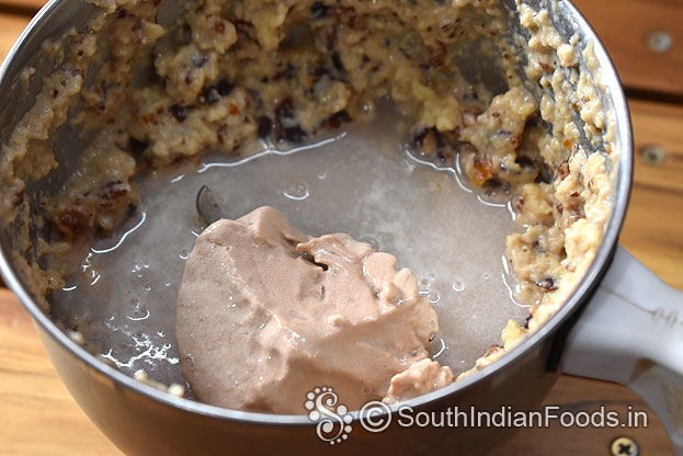 Add cold milk/cold water & ice cubes, blend till smooth and frothy 