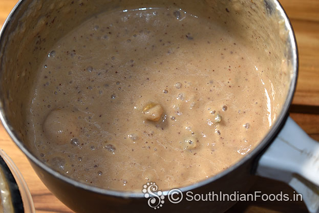 Smooth apple dates chocolate ice cream milkshake ready