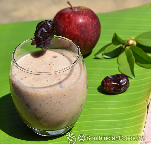 Healthy breakfast smoothie