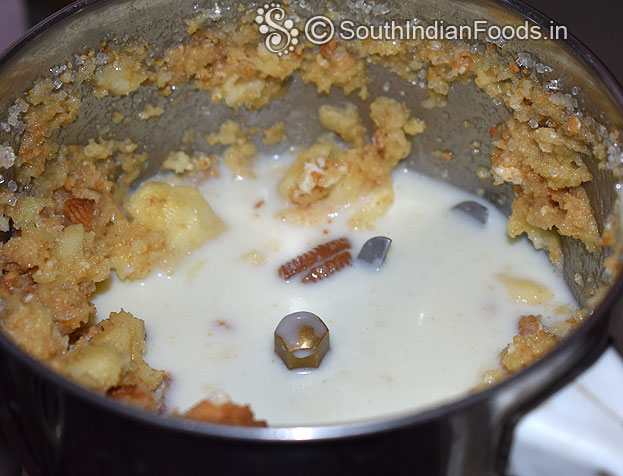 Add chilled milk