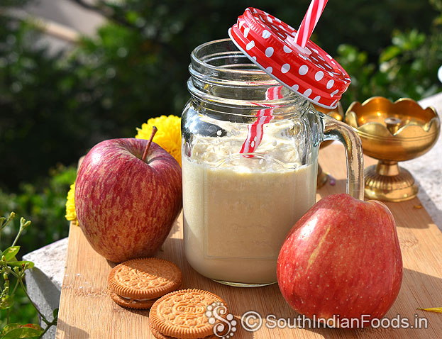 Oreo golden sandwich cookies apple milkshake