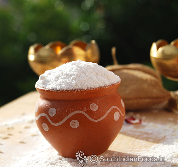Homemade rice flour