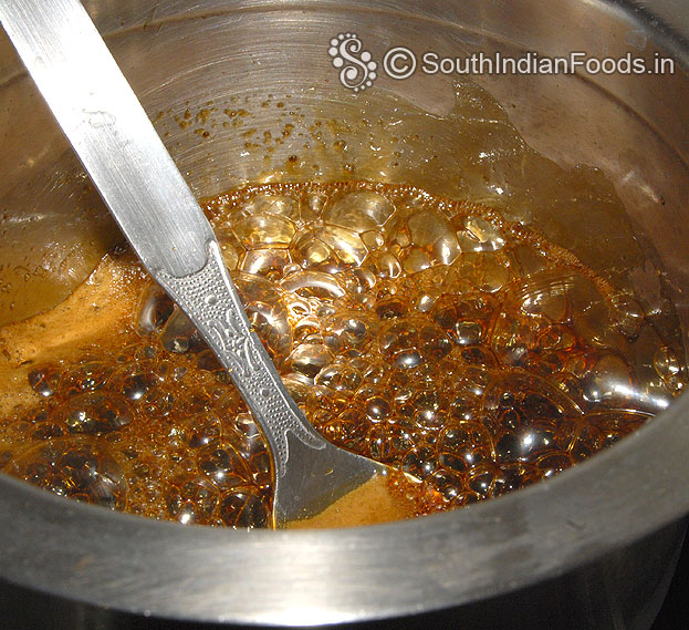 Jaggery syrup ready