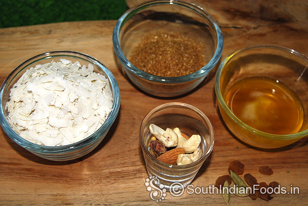 Aval laddu ingredients