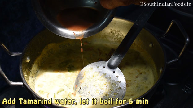 Avarakkai arachu vitta kuzhambu step 11