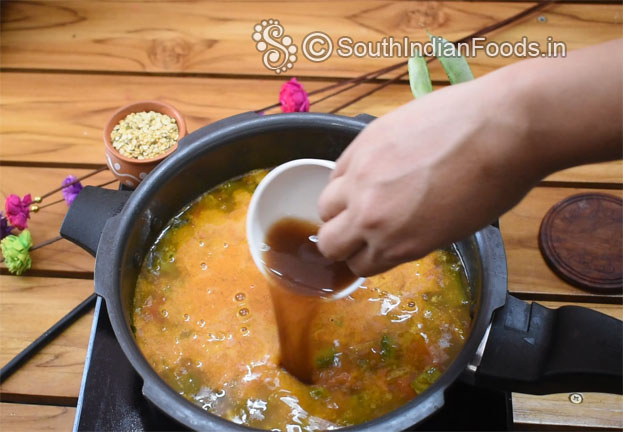 Avarakkai sambar step 12