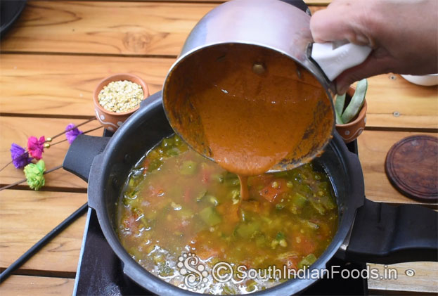 Avarakkai sambar step 11