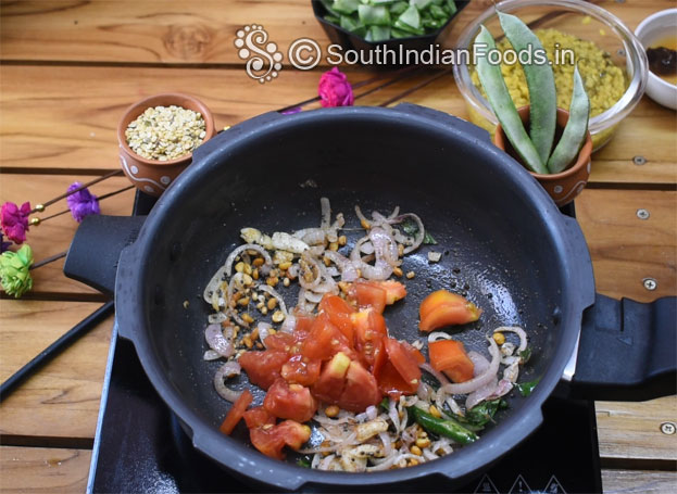 Avarakkai sambar step 3