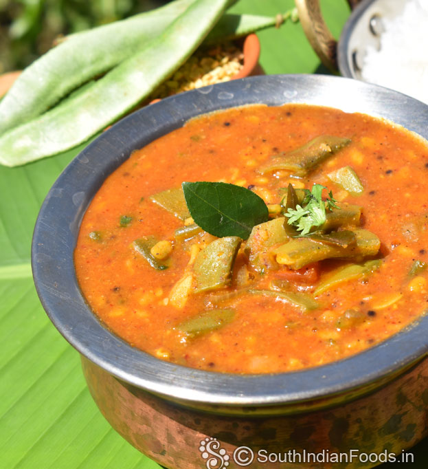 Broad beans sambar