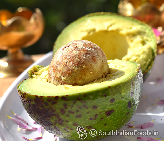 Fully ripe butter fruit