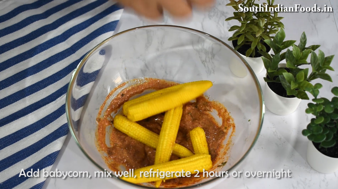 babycorn tikka fry 19