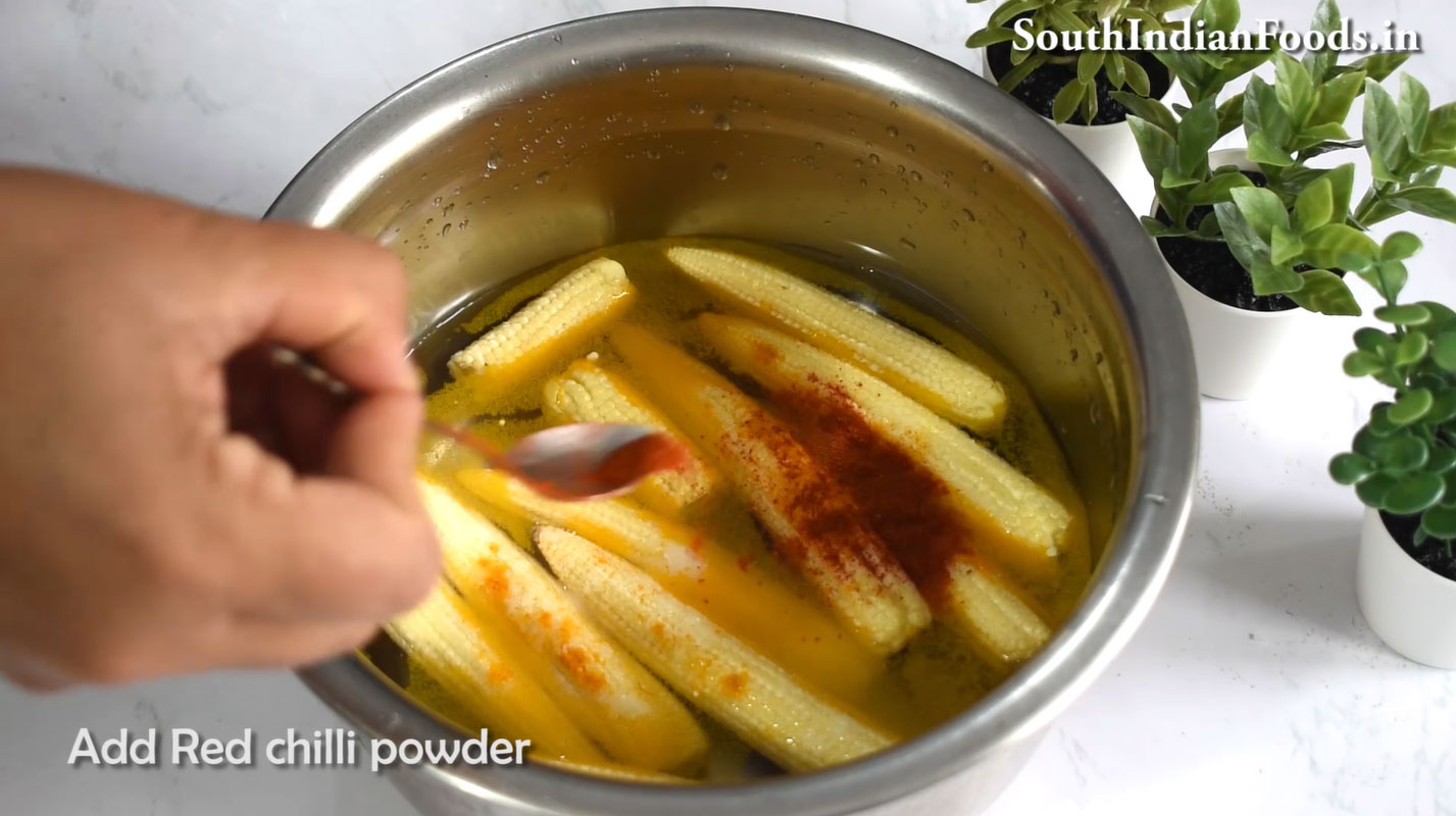 babycorn tikka fry 4