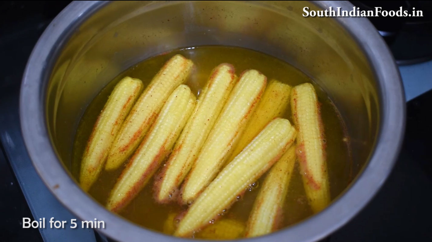 babycorn tikka fry 5