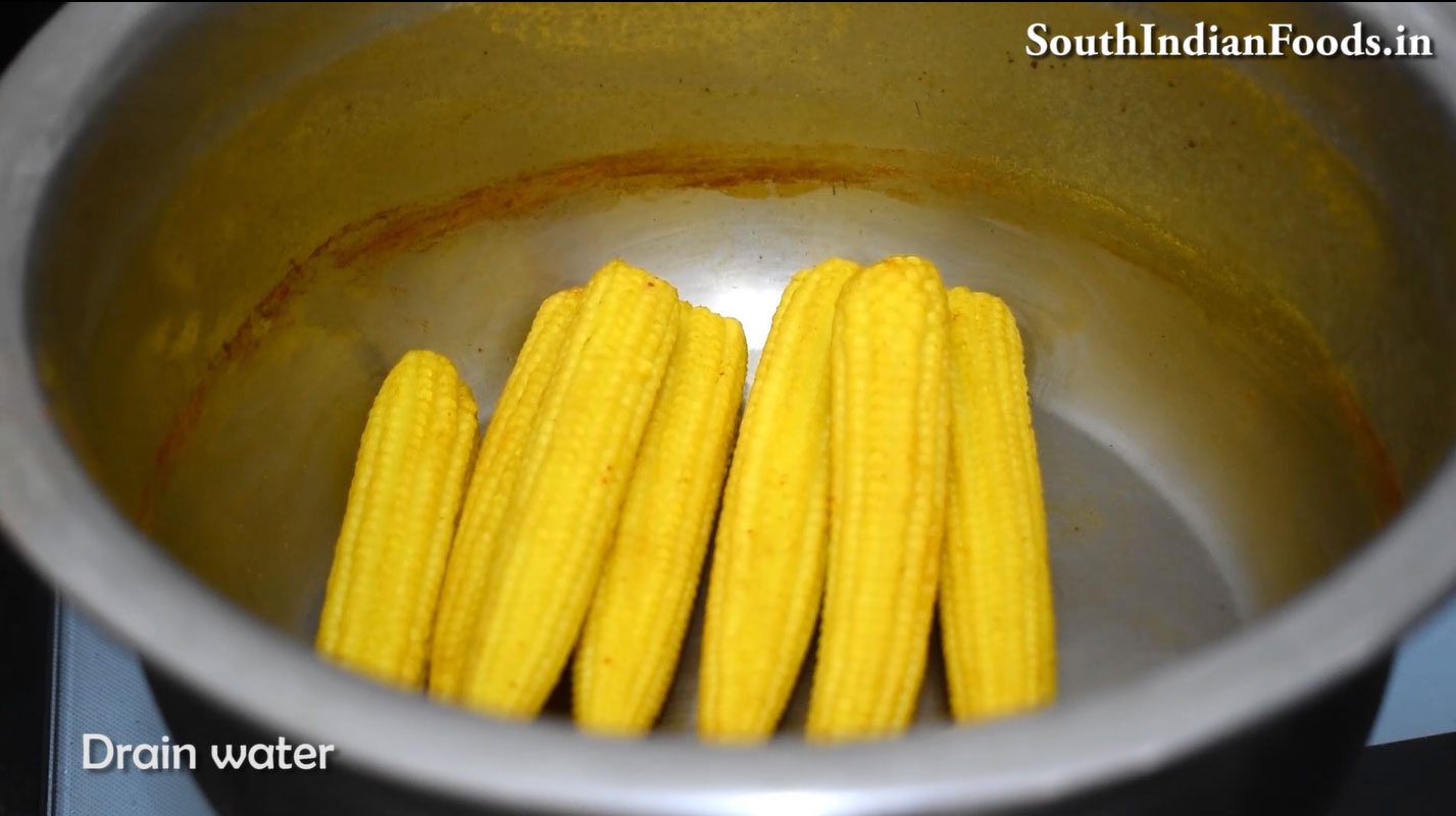 babycorn tikka fry 7