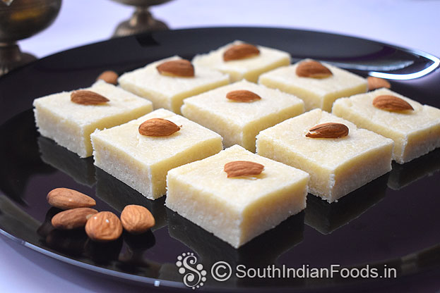 Soft almond bars