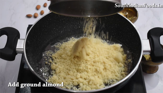 badam burfi recipe step 13