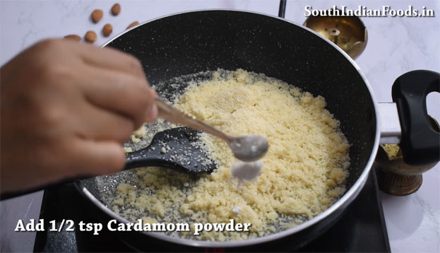 badam burfi recipe step 14