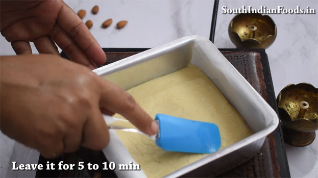 badam burfi recipe step 23