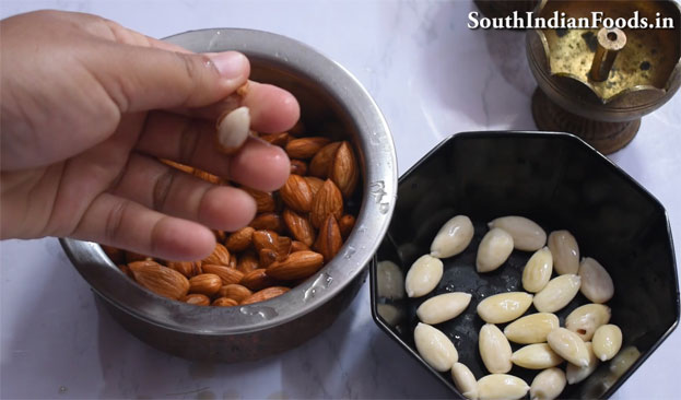 badam burfi recipe step 3
