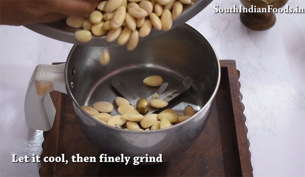 badam burfi recipe step 7