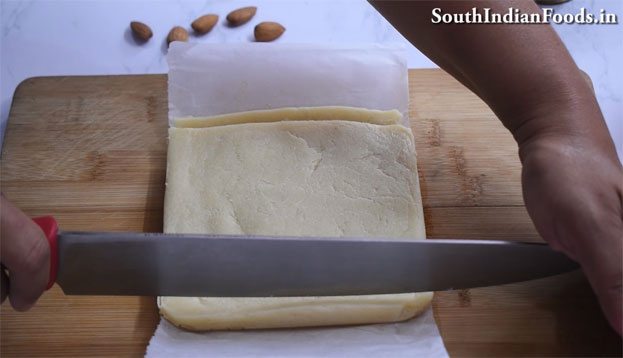 badam burfi recipe step 25