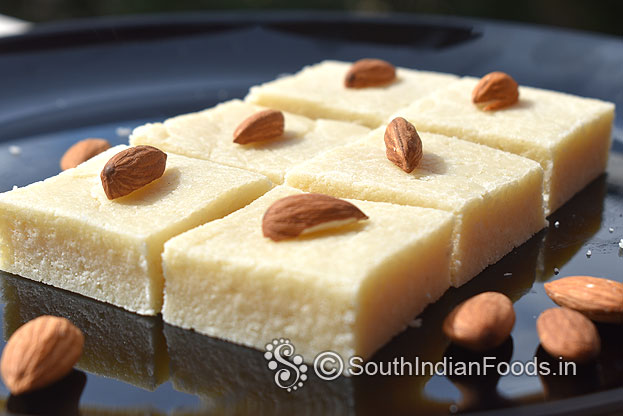 Burfi without condensed milk