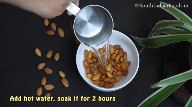 badam jaggery halwa step 2