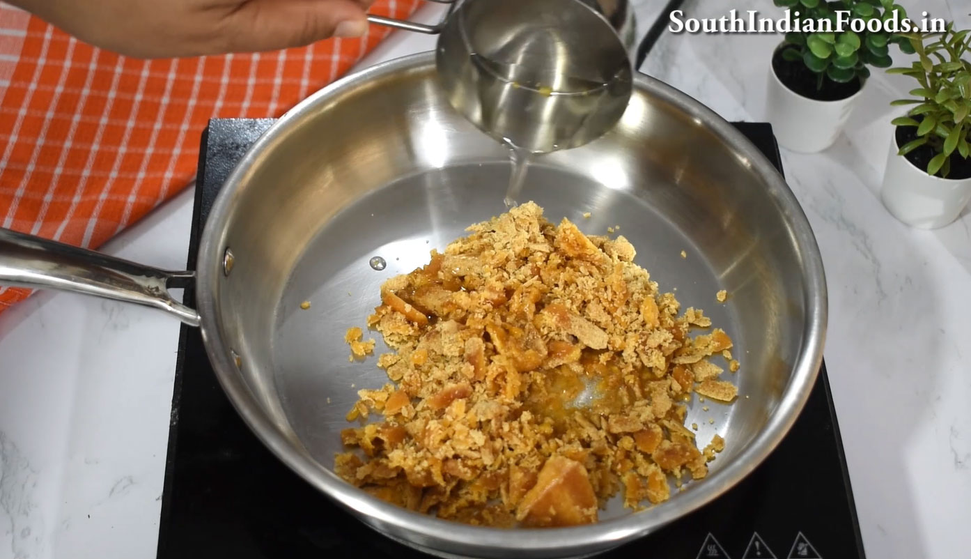 badam jaggery ladoo recipe step 9