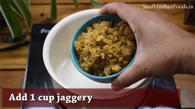 Badam jaggery katli step 12