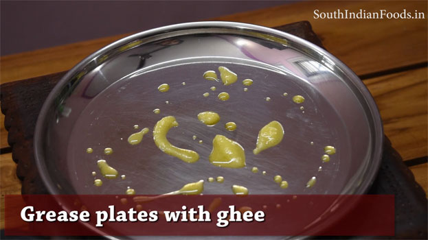 Badam jaggery katli step 21