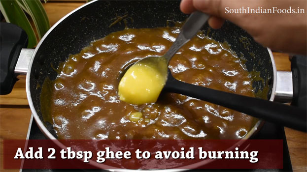 Badam jaggery katli step 24