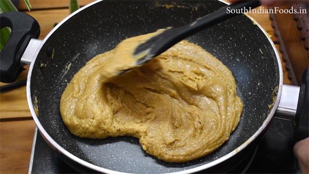 Badam jaggery katli step 208